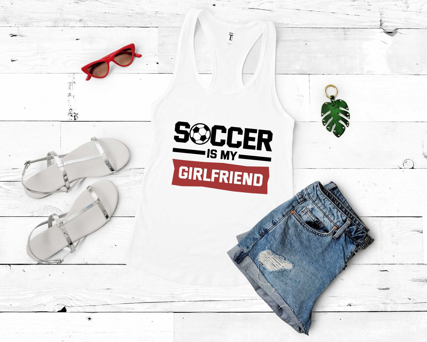 Soccer is my Girlfriend, Soccer is Life - Gone Coastal Creations - Shirts