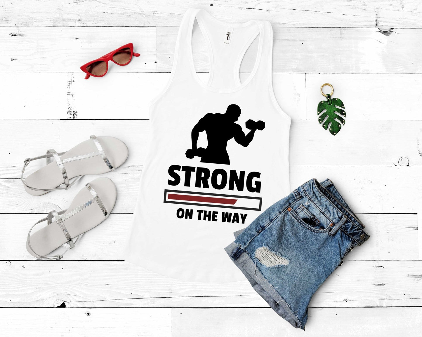 Strong on the Way, Workout Humor - Gone Coastal Creations - Shirts