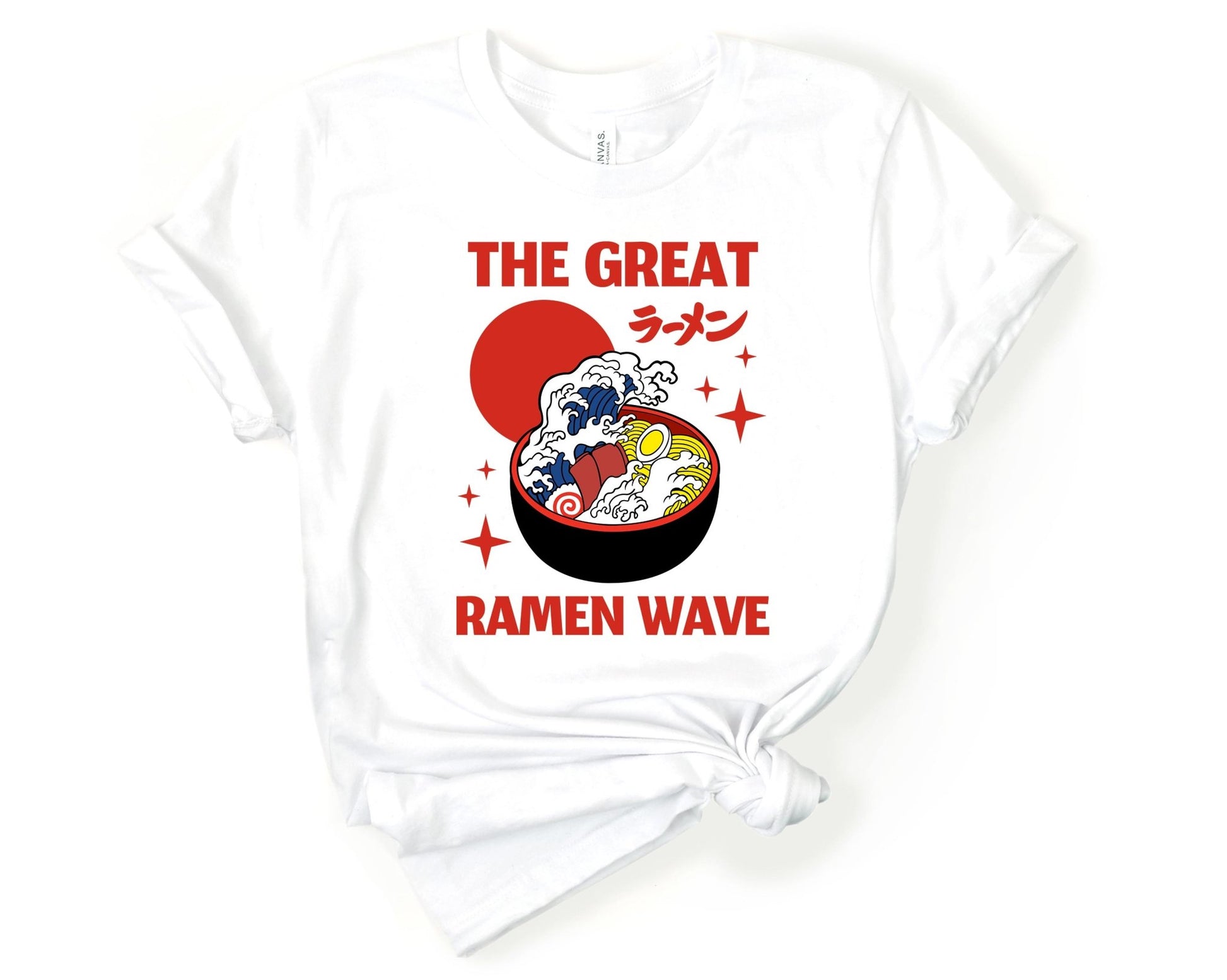 The Great Ramen Wave Shirt for Foodie | Stocking Stuffer for College Student - Gone Coastal Creations - Shirts