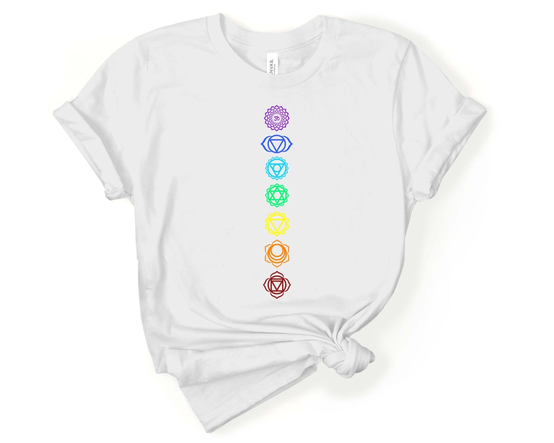 Yoga Floral Chakra | Yoga Motivational Shirt - Gone Coastal Creations - Shirts