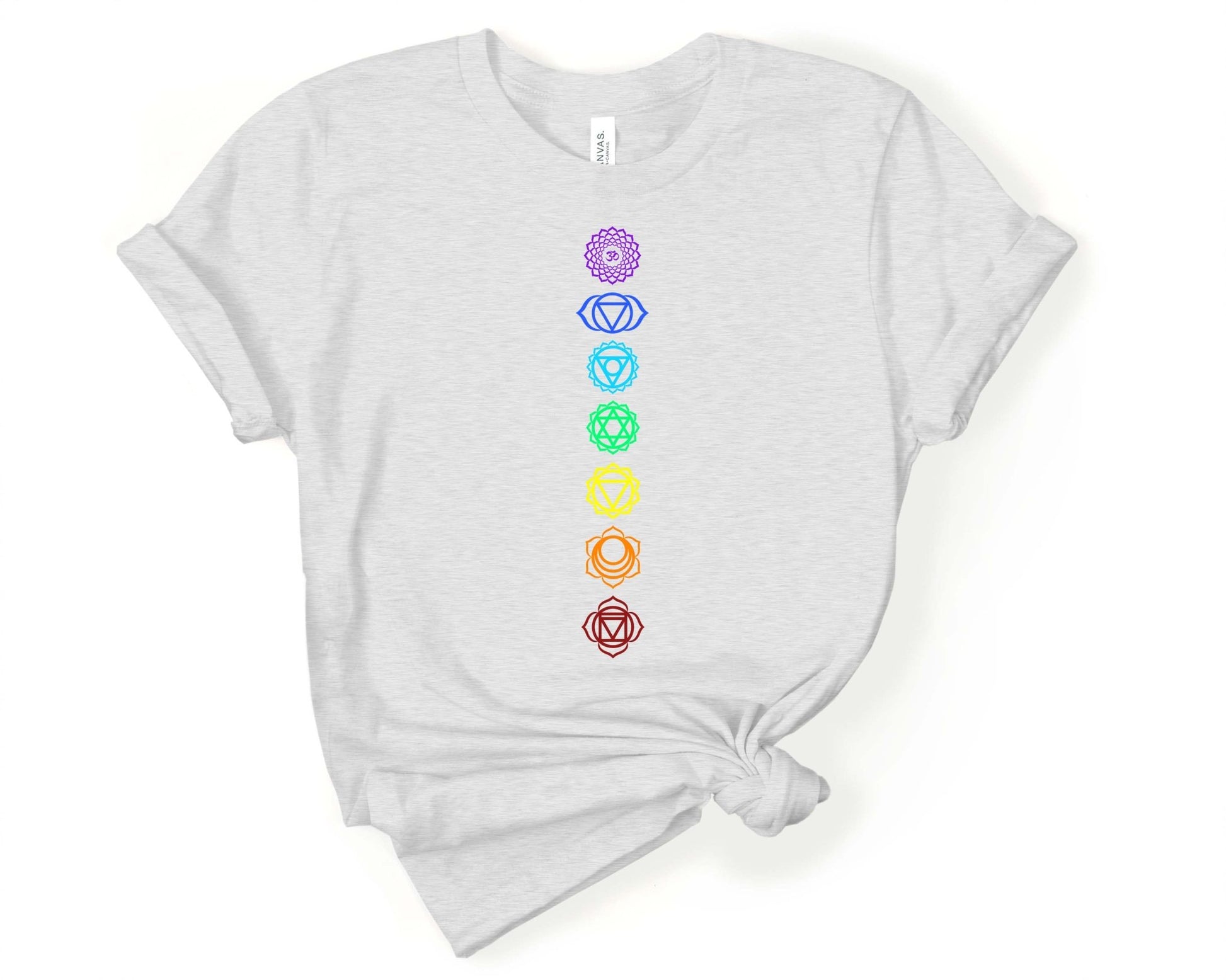 Yoga Floral Chakra | Yoga Motivational Shirt - Gone Coastal Creations - Shirts