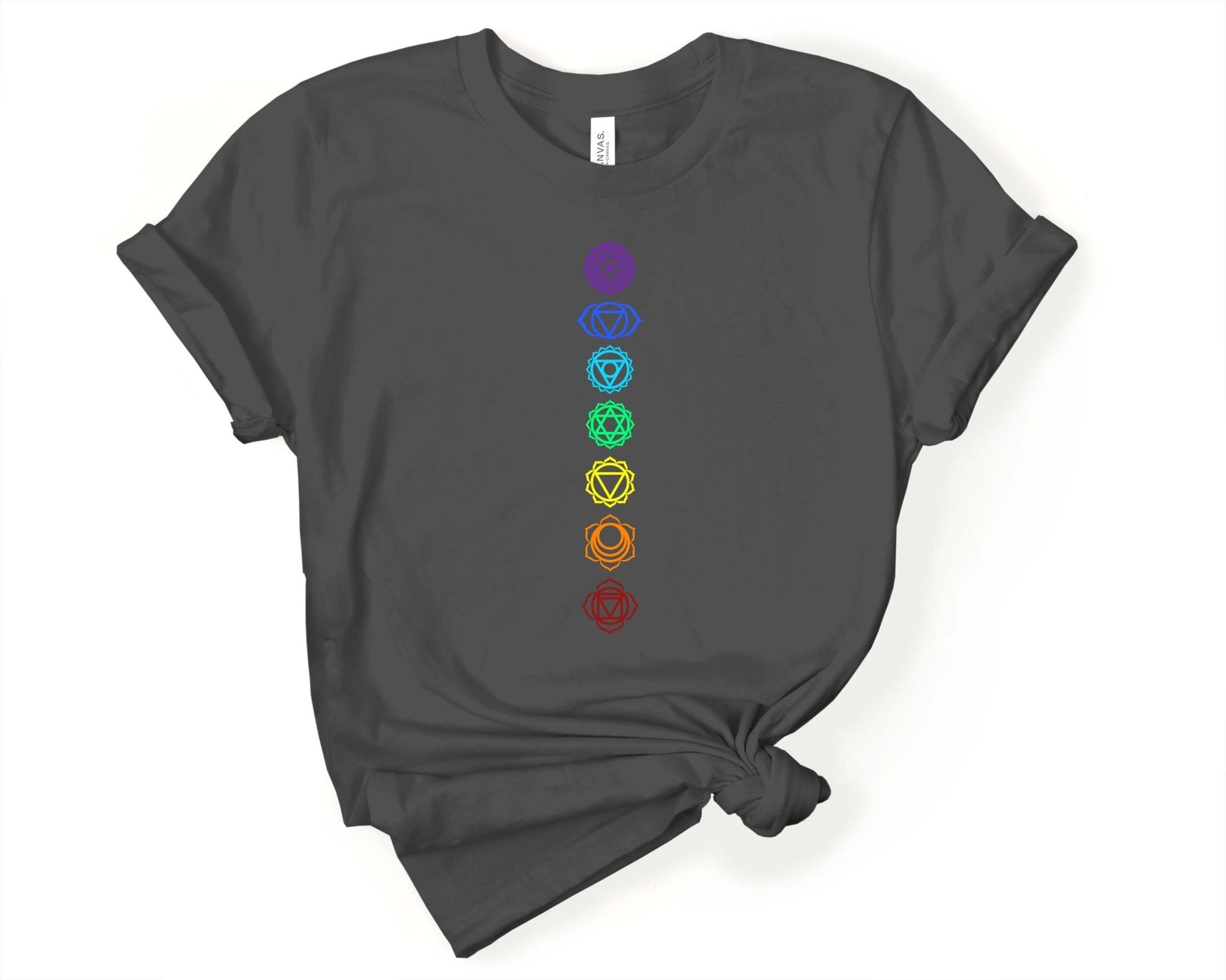 Yoga Floral Chakra | Yoga Motivational Shirt - Gone Coastal Creations - Shirts